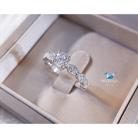 Women's ring – CZ in 925 silver by Madduck Jewels