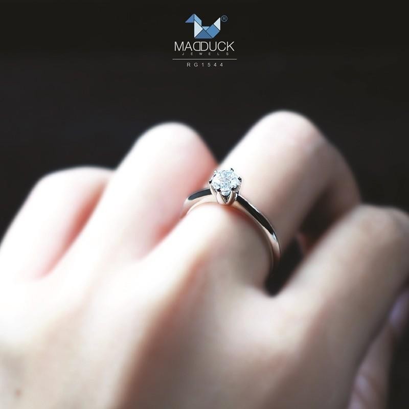 Couple ring set – CZ in 925 silver by Madduck Jewels