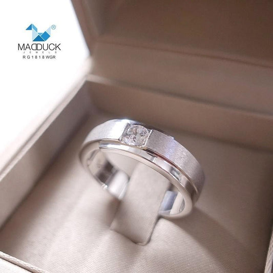 Men's ring – CZ in 925 silver by Madduck Jewels