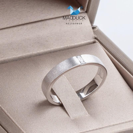 Unisex / male / female ring – CZ in 925 silver by Madduck Jewels