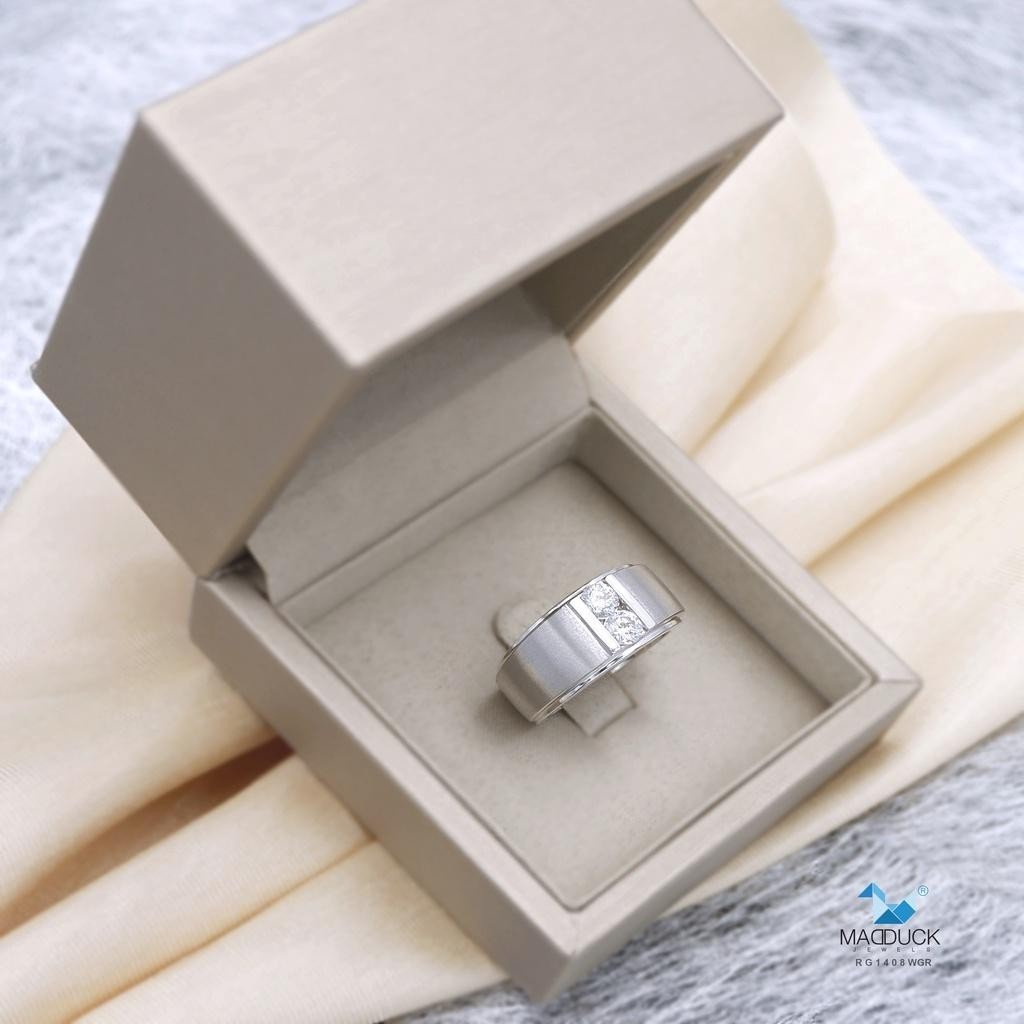 Men's ring – CZ in 925 silver by Madduck Jewels