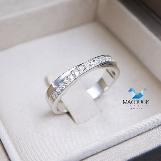 Couple ring set – CZ in 925 silver by Madduck Jewels