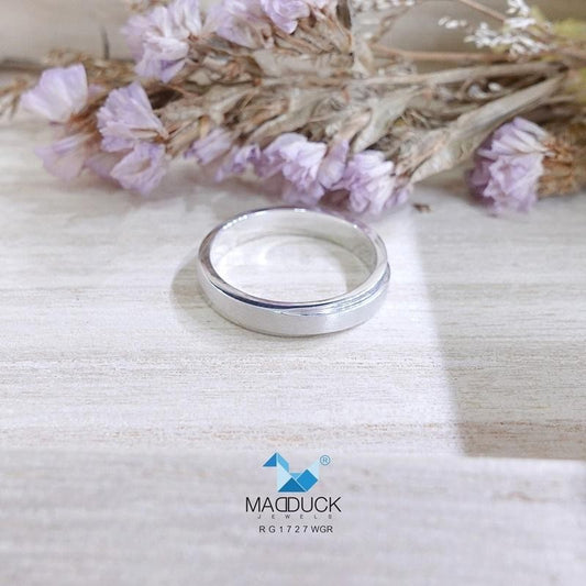 Unisex / male / female ring – CZ in 925 silver by Madduck Jewels