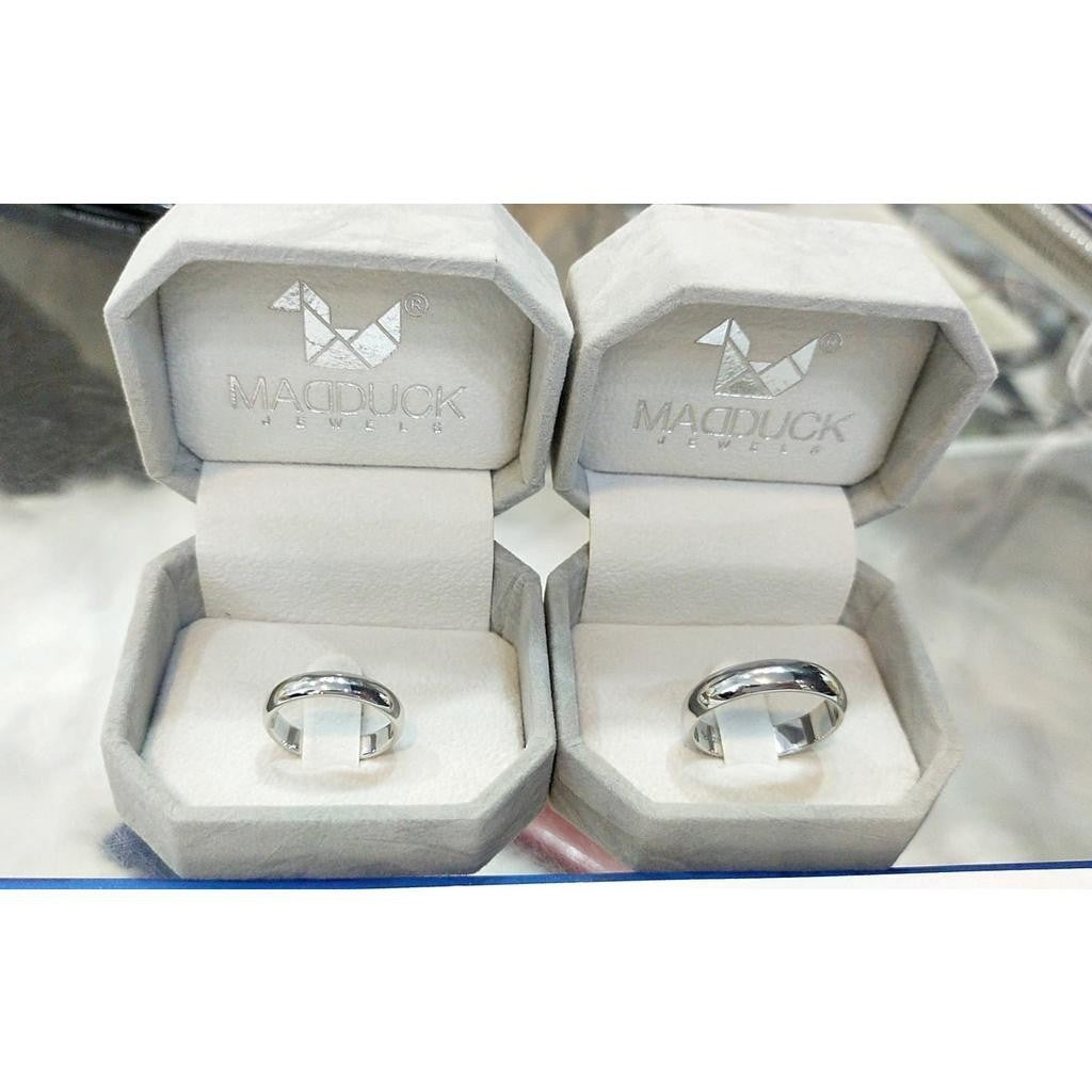Couple ring set – CZ in 925 silver by Madduck Jewels