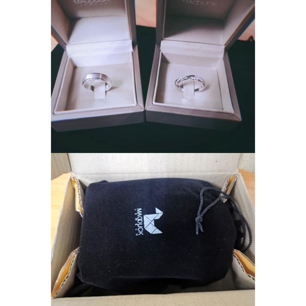 Couple ring set – CZ in 925 silver by Madduck Jewels