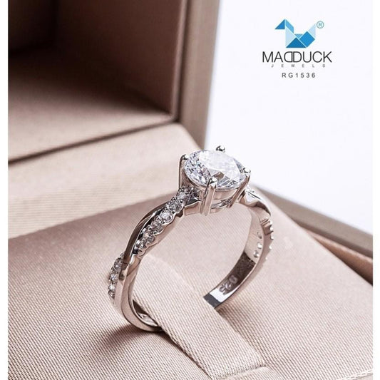 Women's ring – CZ in 925 silver by Madduck Jewels