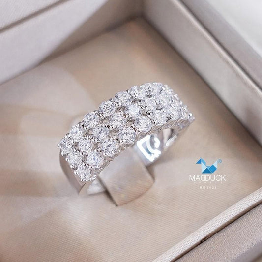 Women's ring – CZ in 925 silver by Madduck Jewels