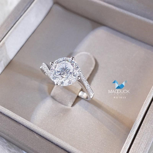 Women's ring – CZ in 925 silver by Madduck Jewels