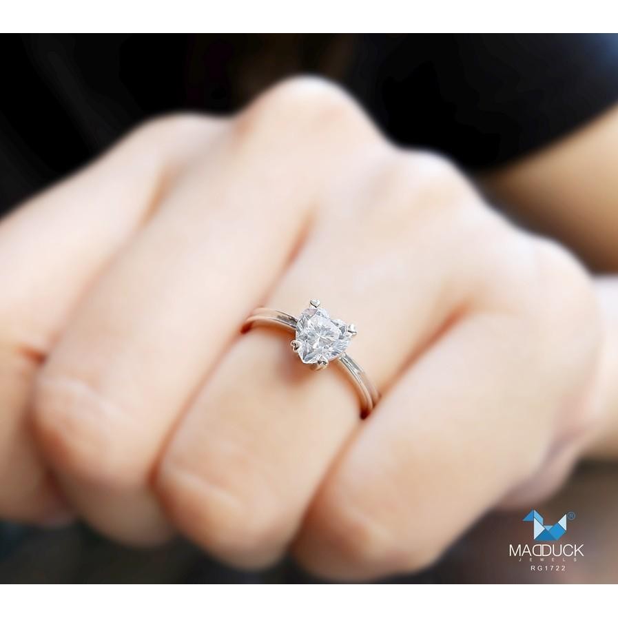 Couple ring set – CZ in 925 silver by Madduck Jewels