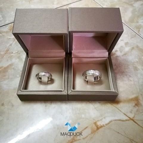 Couple ring set – CZ in 925 silver by Madduck Jewels