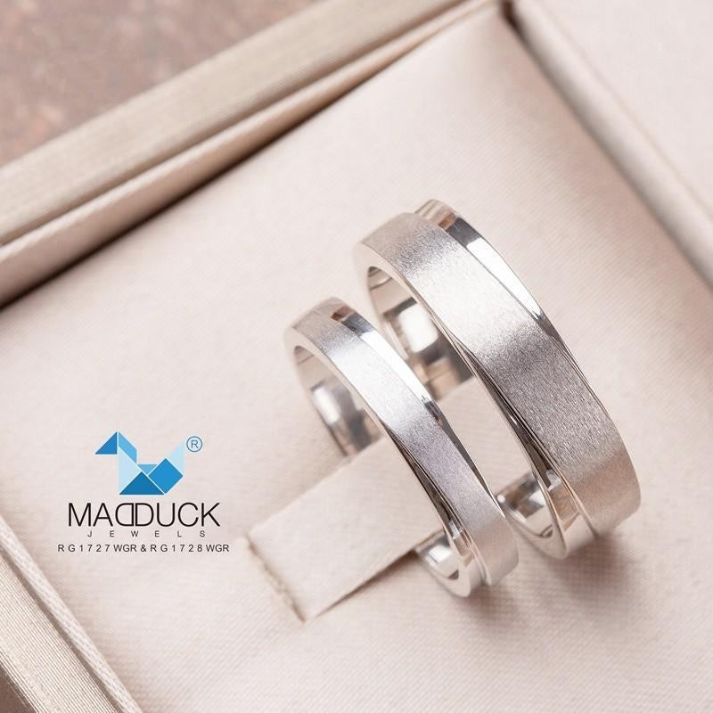 Couple ring set – CZ in 925 silver by Madduck Jewels