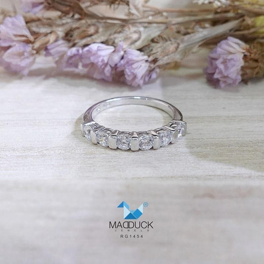 Women's ring – CZ in 925 silver by Madduck Jewels