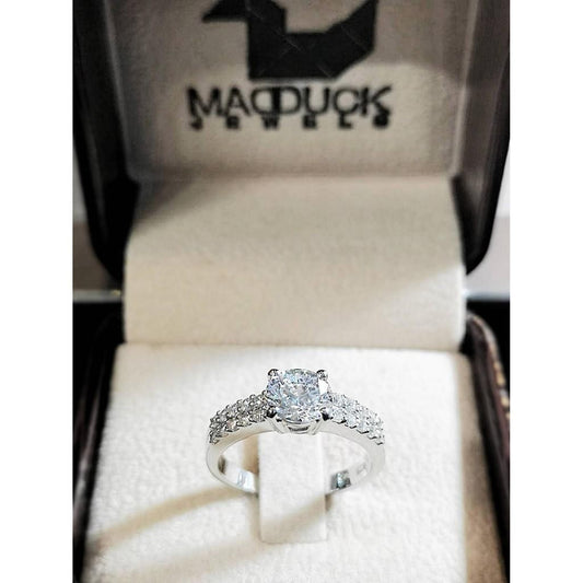 Women's ring – CZ in 925 silver by Madduck Jewels