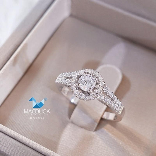 Women's ring – CZ in 925 silver by Madduck Jewels