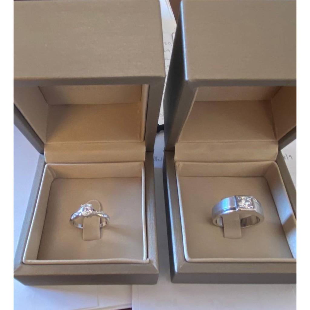 Couple ring set – CZ in 925 silver by Madduck Jewels