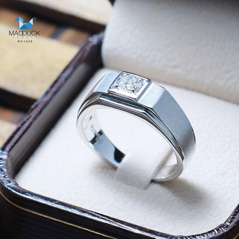 Men's ring – CZ in 925 silver by Madduck Jewels