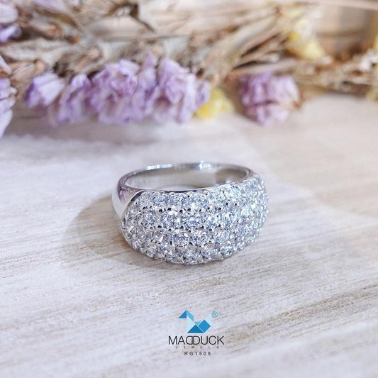 Women's ring – CZ in 925 silver by Madduck Jewels