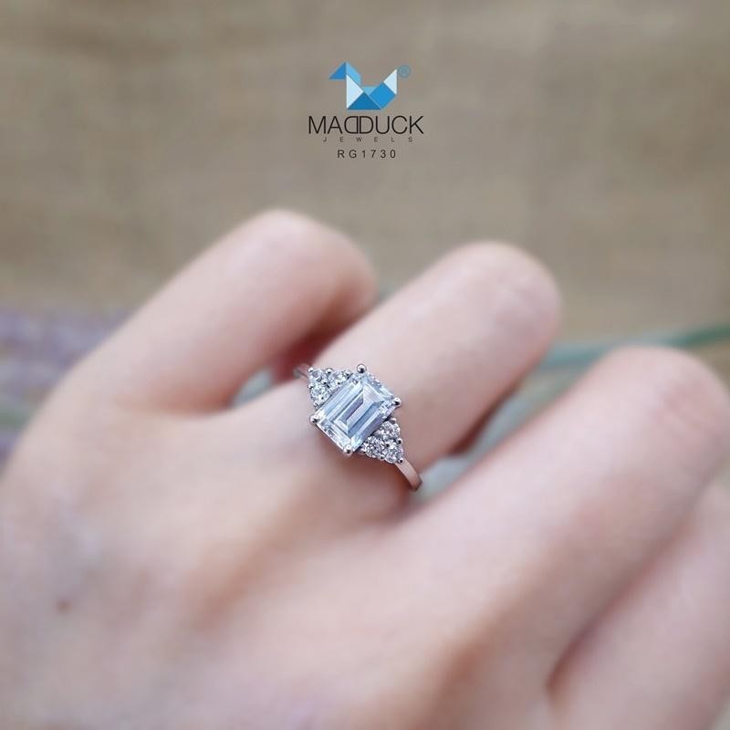 Women's ring – CZ in 925 silver by Madduck Jewels