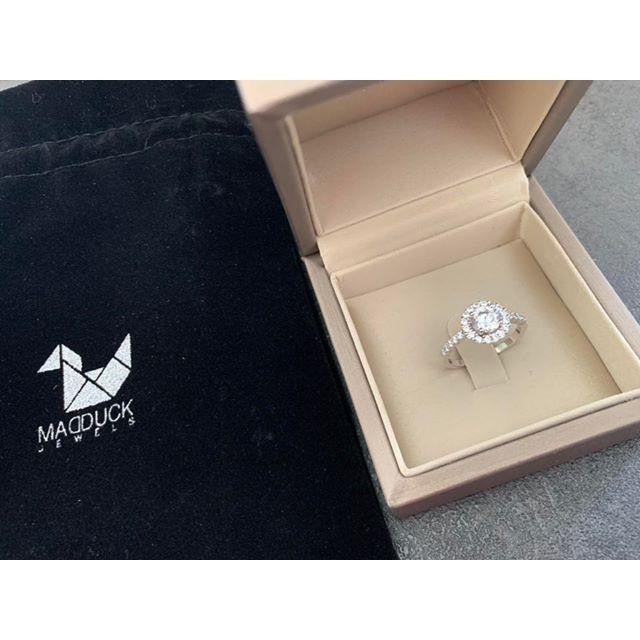 Women's ring – CZ in 925 silver by Madduck Jewels