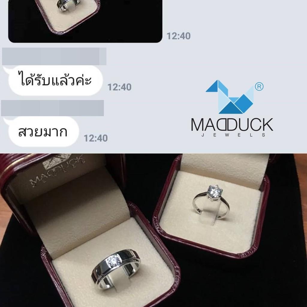 Couple ring set – CZ in 925 silver by Madduck Jewels