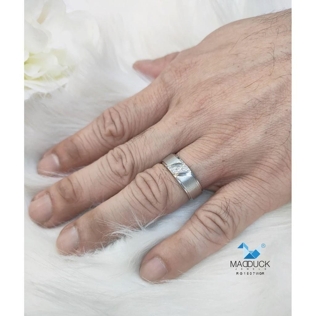Men's ring – CZ in 925 silver by Madduck Jewels