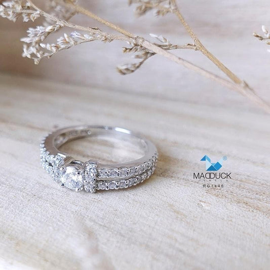 Women's ring – CZ in 925 silver by Madduck Jewels