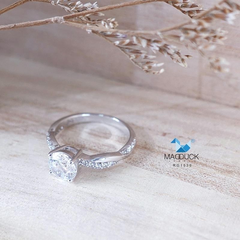 Women's ring – CZ in 925 silver by Madduck Jewels