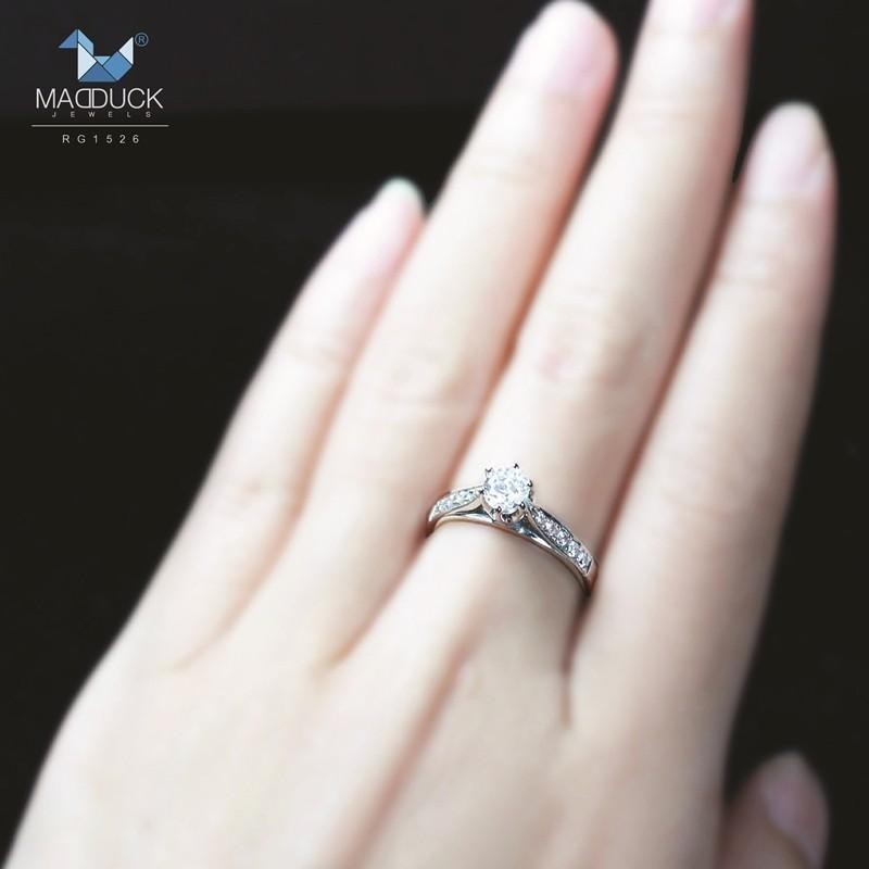 Couple ring set – CZ in 925 silver by Madduck Jewels
