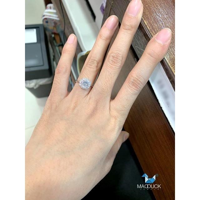 Women's ring – CZ in 925 silver by Madduck Jewels