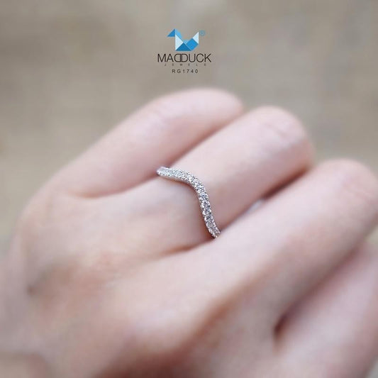 Women's ring – CZ in 925 silver by Madduck Jewels