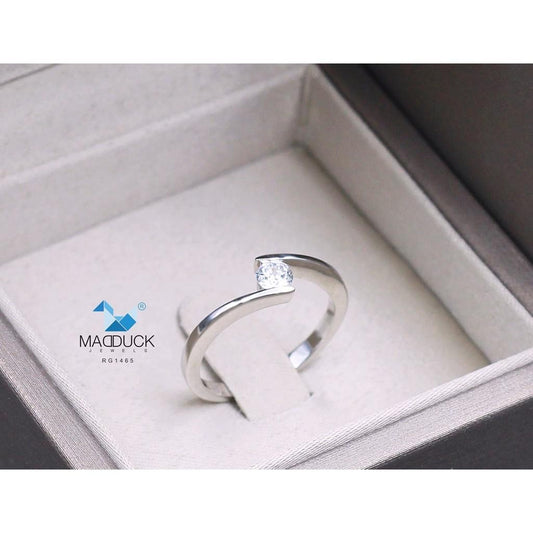 Women's ring – CZ in 925 silver by Madduck Jewels
