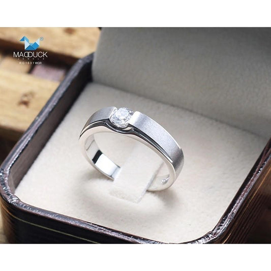 Couple ring set – CZ in 925 silver by Madduck Jewels