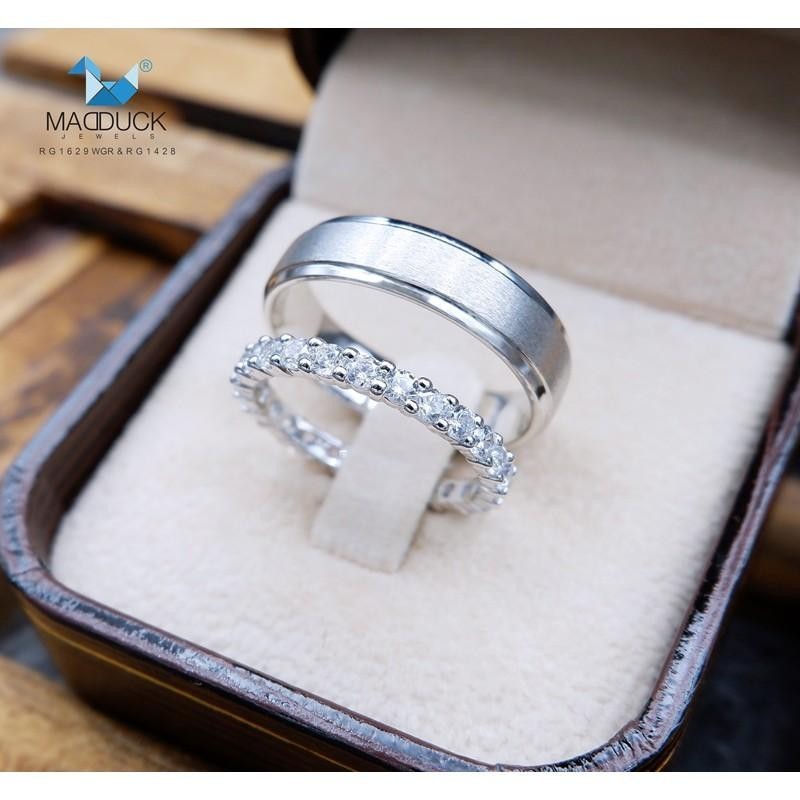 Couple ring set – CZ in 925 silver by Madduck Jewels