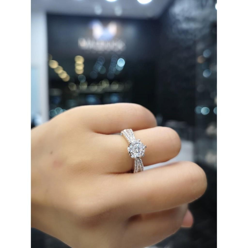 Couple ring set – CZ in 925 silver by Madduck Jewels
