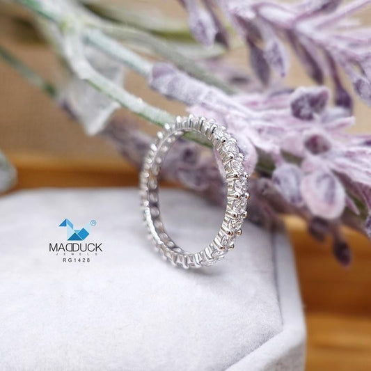 Women's ring – CZ in 925 silver by Madduck Jewels