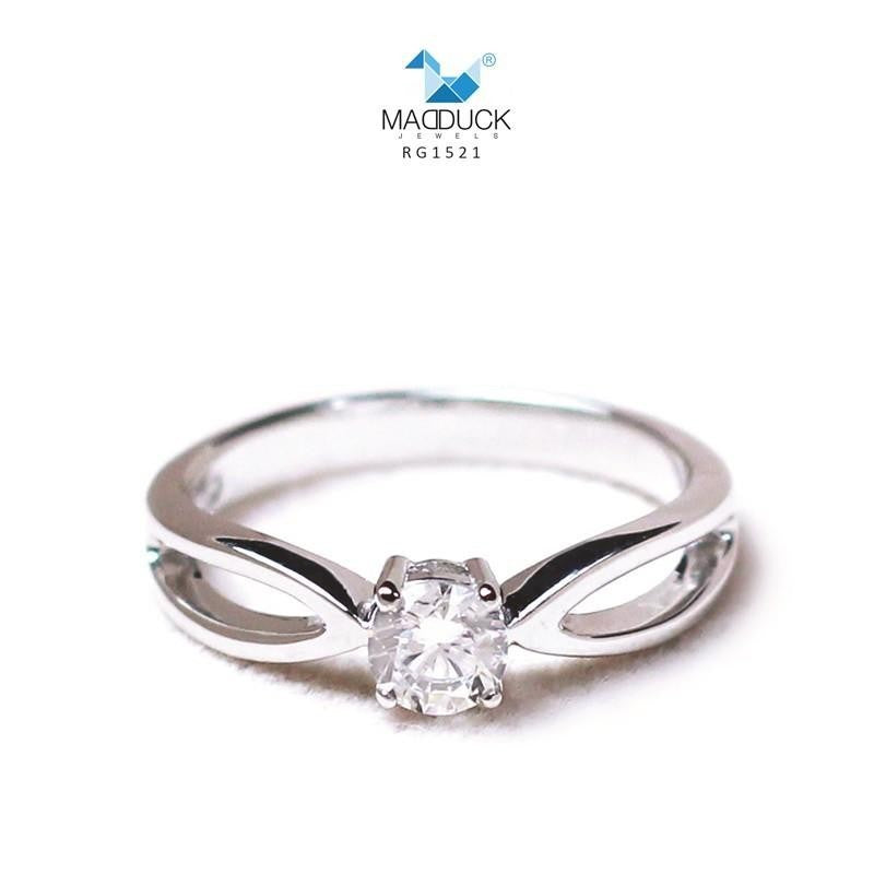 Couple ring set – CZ in 925 silver by Madduck Jewels
