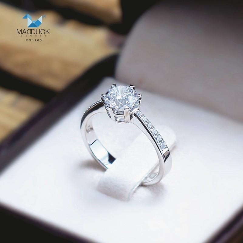 Women's ring – CZ in 925 silver by Madduck Jewels