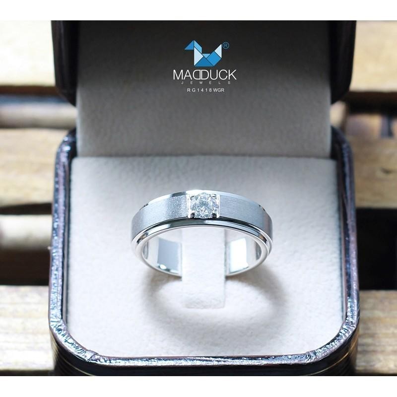 Couple ring set – CZ in 925 silver by Madduck Jewels