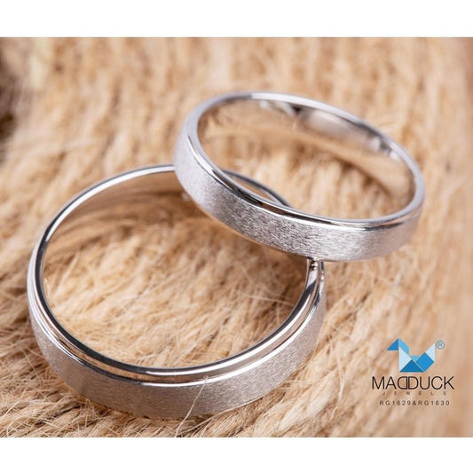Couple ring set – CZ in 925 silver by Madduck Jewels