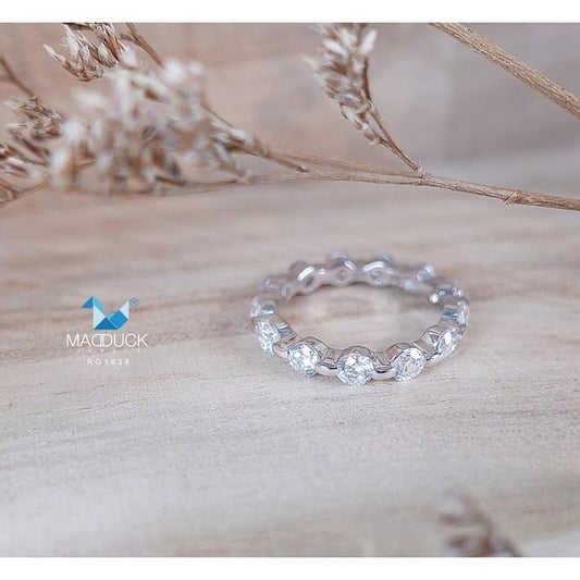 Women's ring – CZ in 925 silver by Madduck Jewels