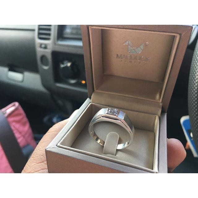 Men's ring – CZ in 925 silver by Madduck Jewels