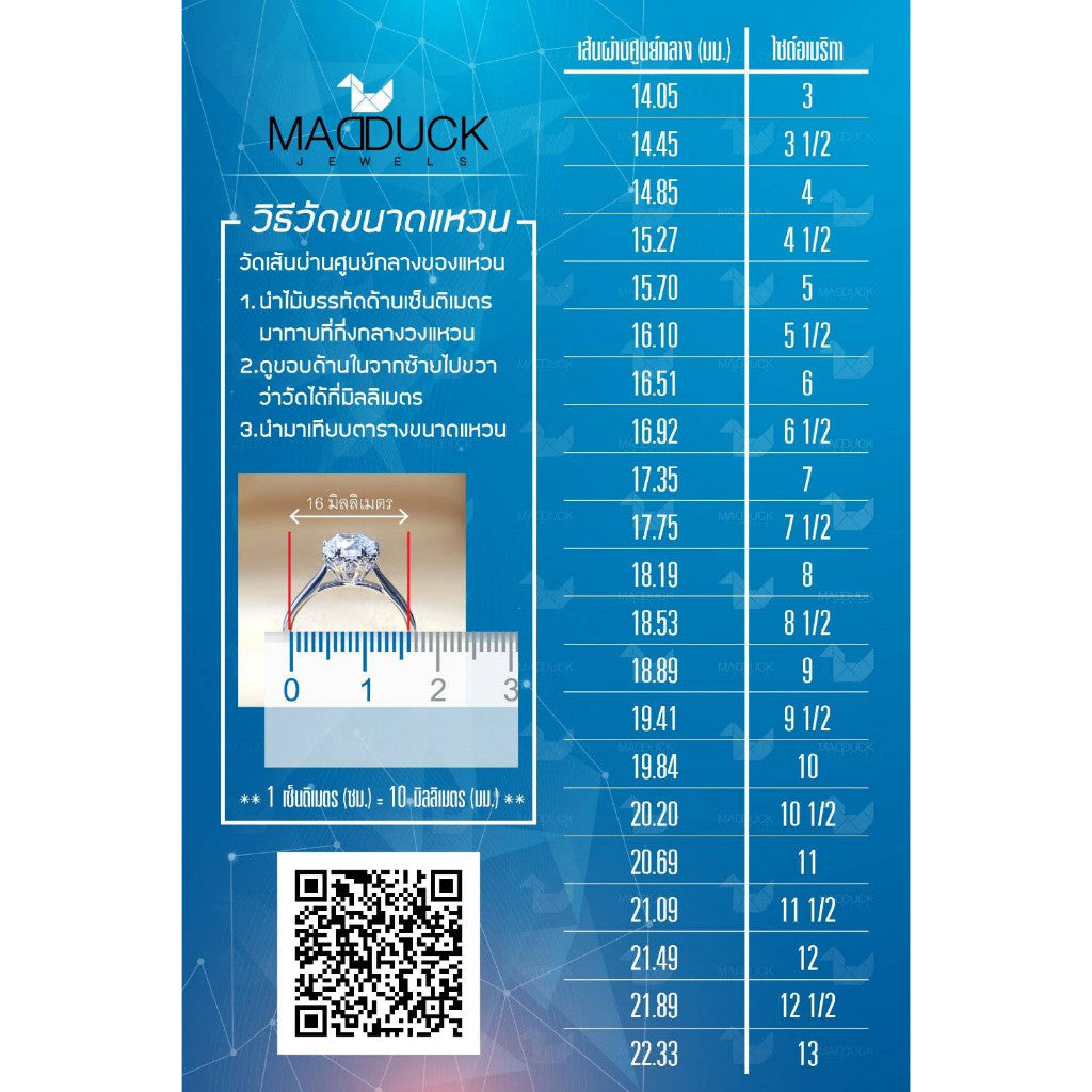 Women's ring – CZ in 925 silver by Madduck Jewels