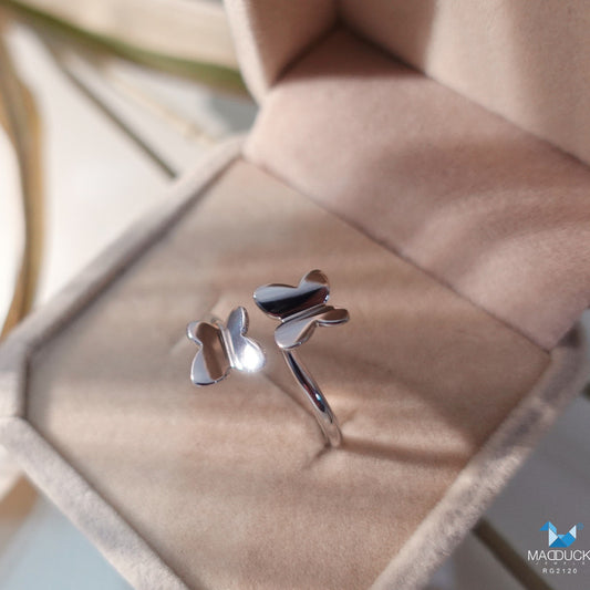 Women's ring – CZ in 925 silver by Madduck Jewels