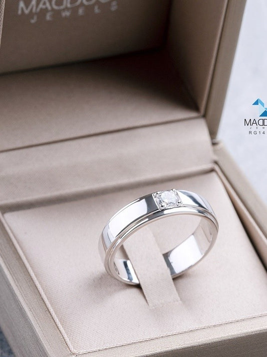 Couple ring set – CZ in 925 silver by Madduck Jewels