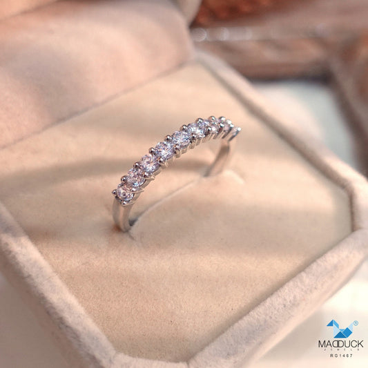 Women's ring – CZ in 925 silver by Madduck Jewels