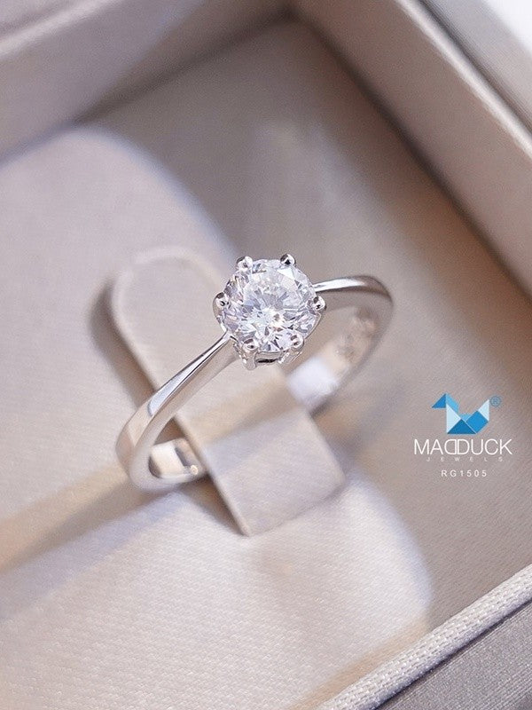Couple ring set – CZ in 925 silver by Madduck Jewels