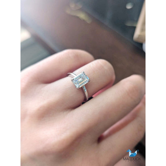 Women's ring – CZ in 925 silver by Madduck Jewels