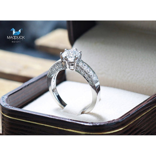 Women's ring – CZ in 925 silver by Madduck Jewels