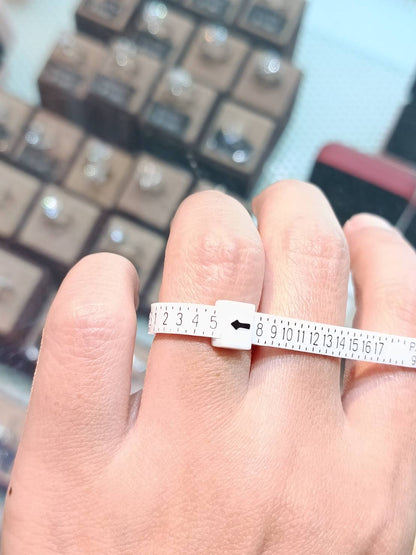 สายวัดไซส์แหวน US Size  วัดง่าย แม่นยำ ไม่ต้องเดาไซส์ ขนาด US 1-17