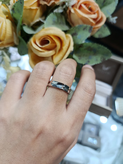 Madduckjewels แหวนเงินแท้ ชุบโรเดียม RG1929